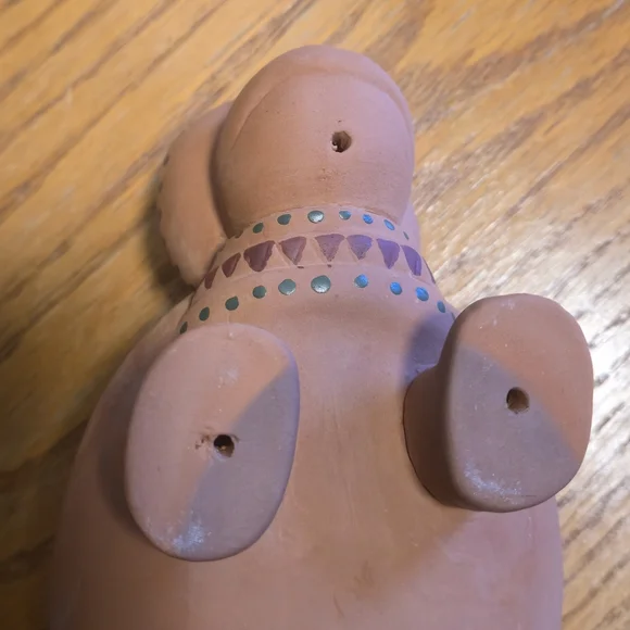 Linx Turtle Salsa Dish Terracotta Red Clay Sombrero Small Serving Bowl - Picture 7 of 11